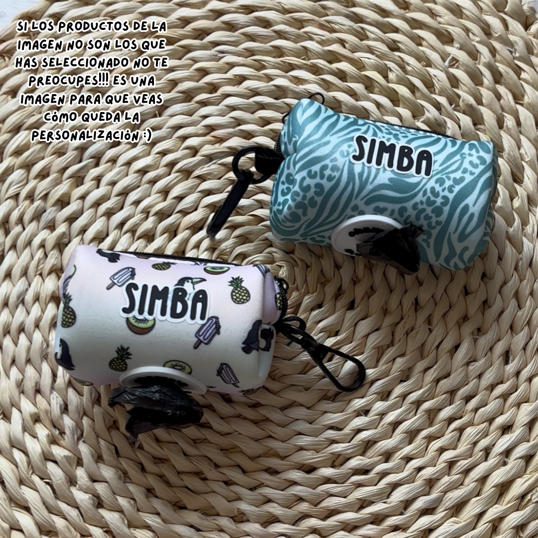 porta bolsas animal print