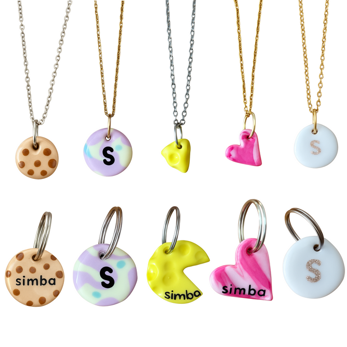 chapa y collar best friends