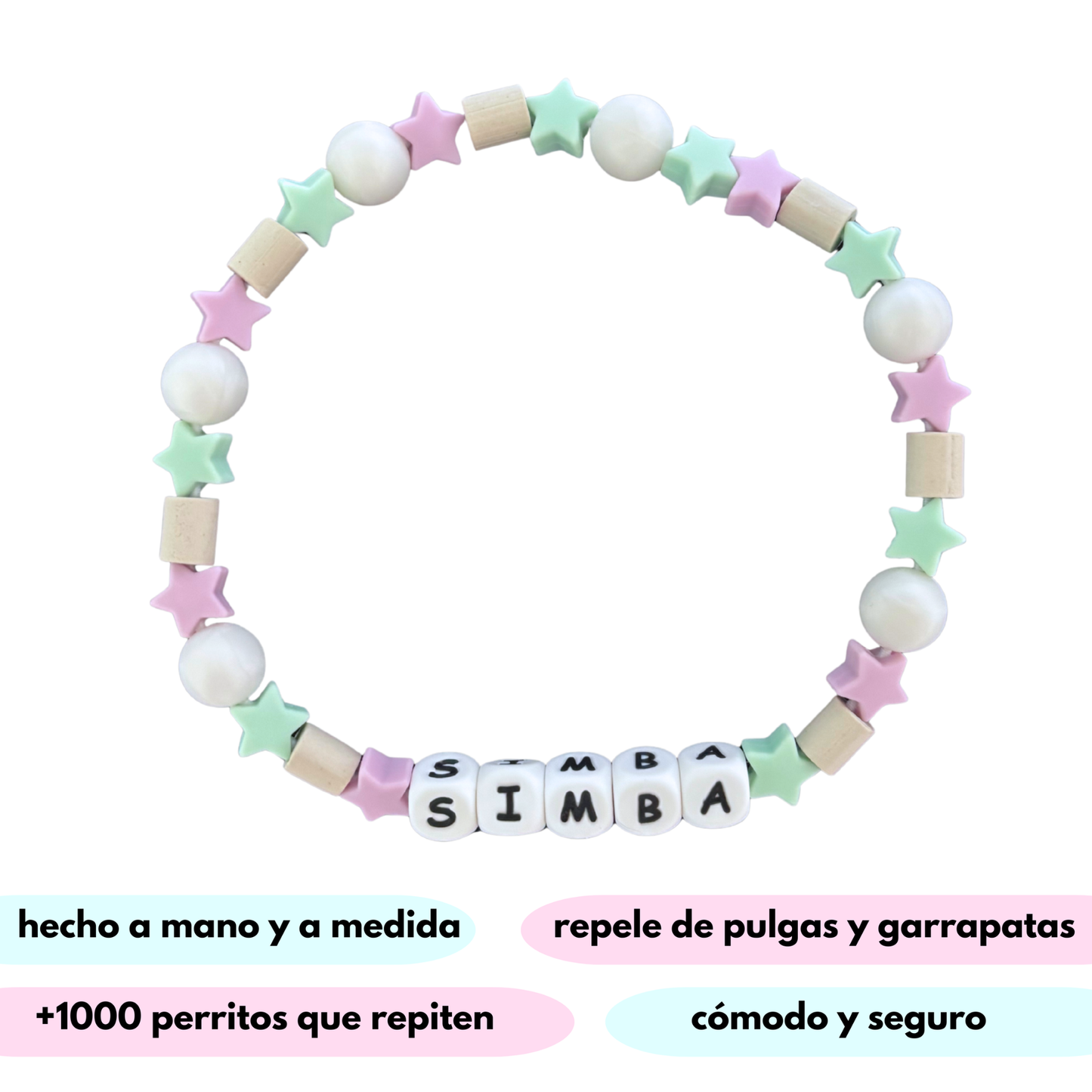 collar antiparasitario natural mermaid