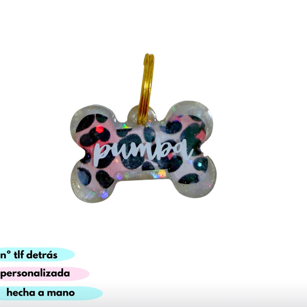 chapa kenia pink hueso