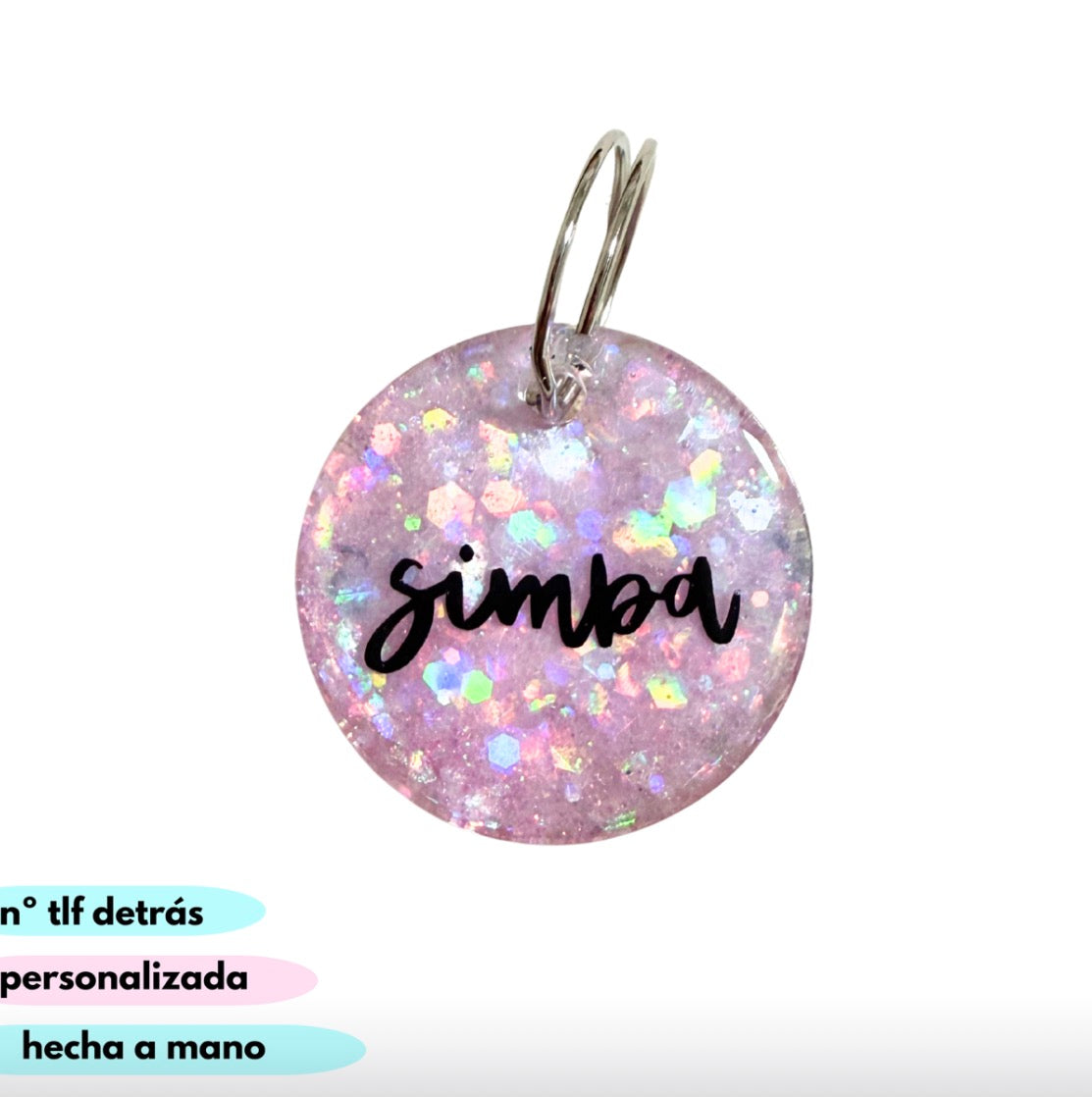 chapa pink redonda
